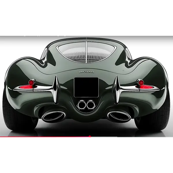 Jaguar Concept Car HyperCar SuperCar w/Spoke Wheels Custom Built1:18SCALE MODEL