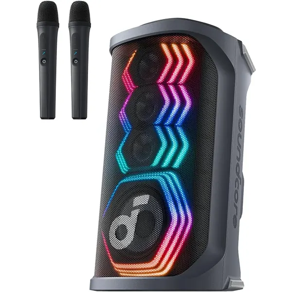soundcore Rave 3S AI Karaoke Party Speaker +2 Wireless Microphones 200W for Home